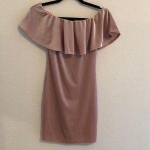 Forever 21: Pink Velvet Dress